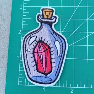 2/$10 Witchy Embroidered Potion Bottle Patch